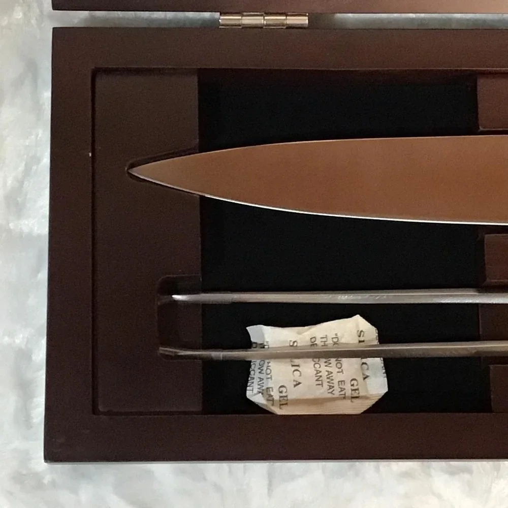 Farberware 200 Series 2 Piece Carving Set Stainless Steel‎ 8in Slicer 6in Fork